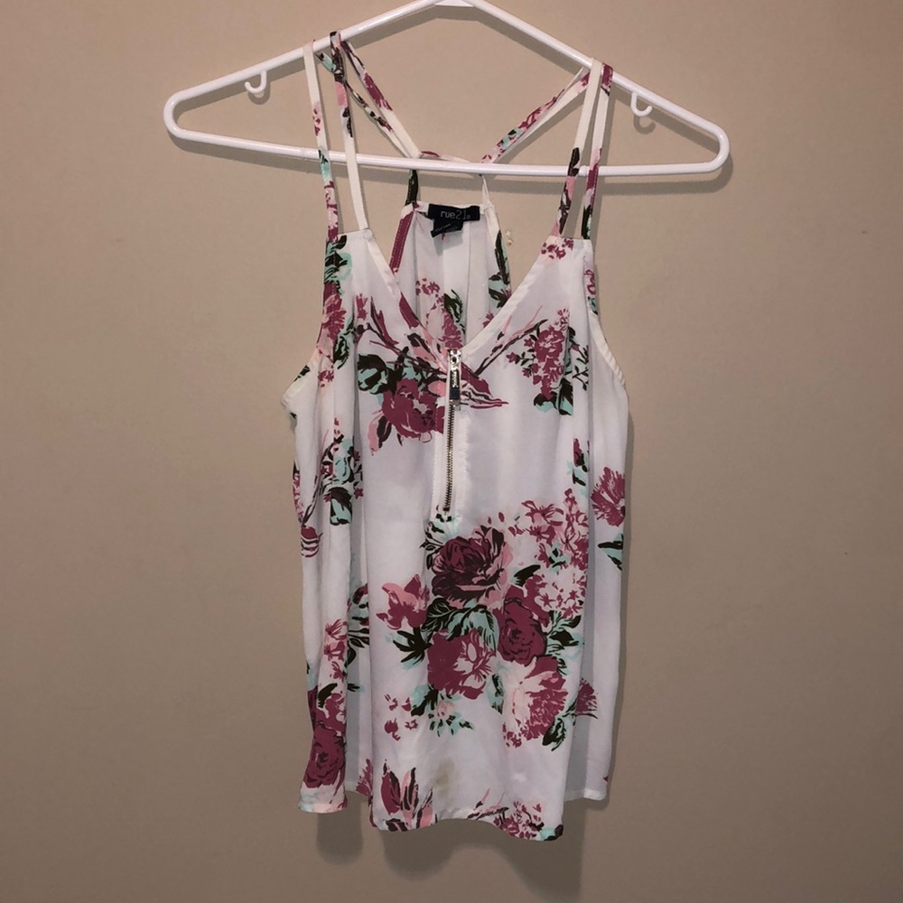Rue21 Floral Tank Top